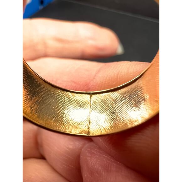 Vintage 14K Yellow Gold Wide Band Ring – Size 7 - Picture 6 of 14